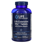 Life Extension, Life Extension Mix™ Tablets with Extra Niacin, 240 Tablets UPC 737870235729 | HiLife Vitamins