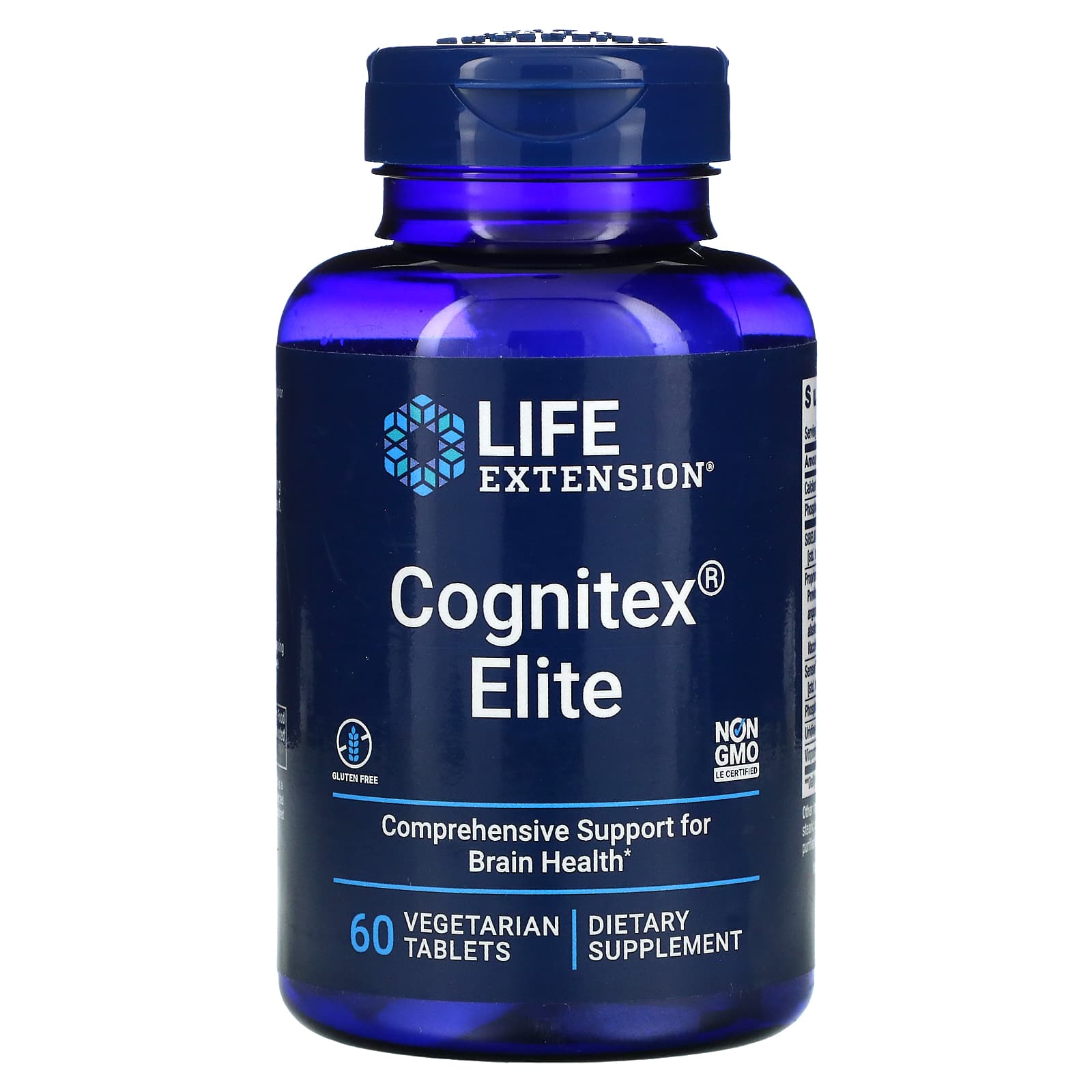 Life Extension, Cognitex Elite, 60 Tablets UPC 737870239666 | HiLife Vitamins