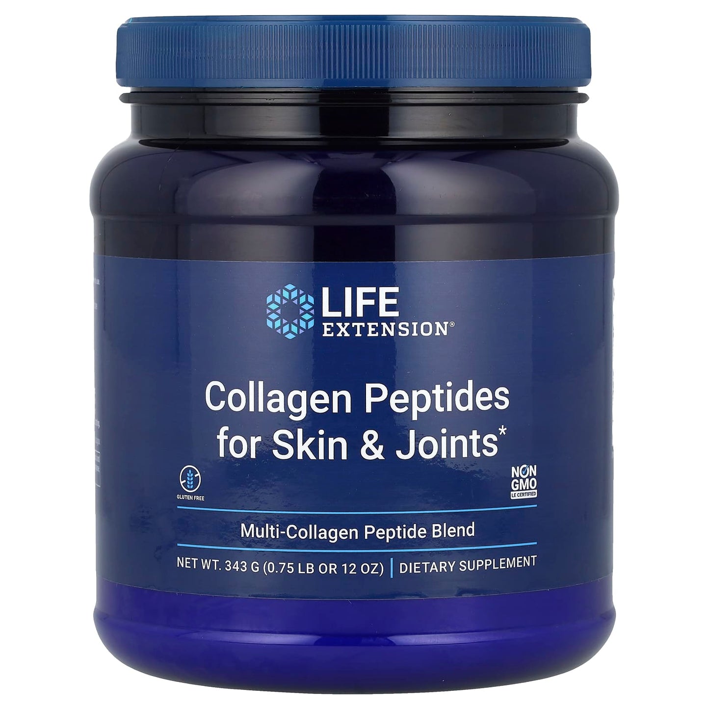 Life Extension, Collagen Peptides For Skin & Joints, 12 oz (343 g) UPC 737870240808 | HiLife Vitamins