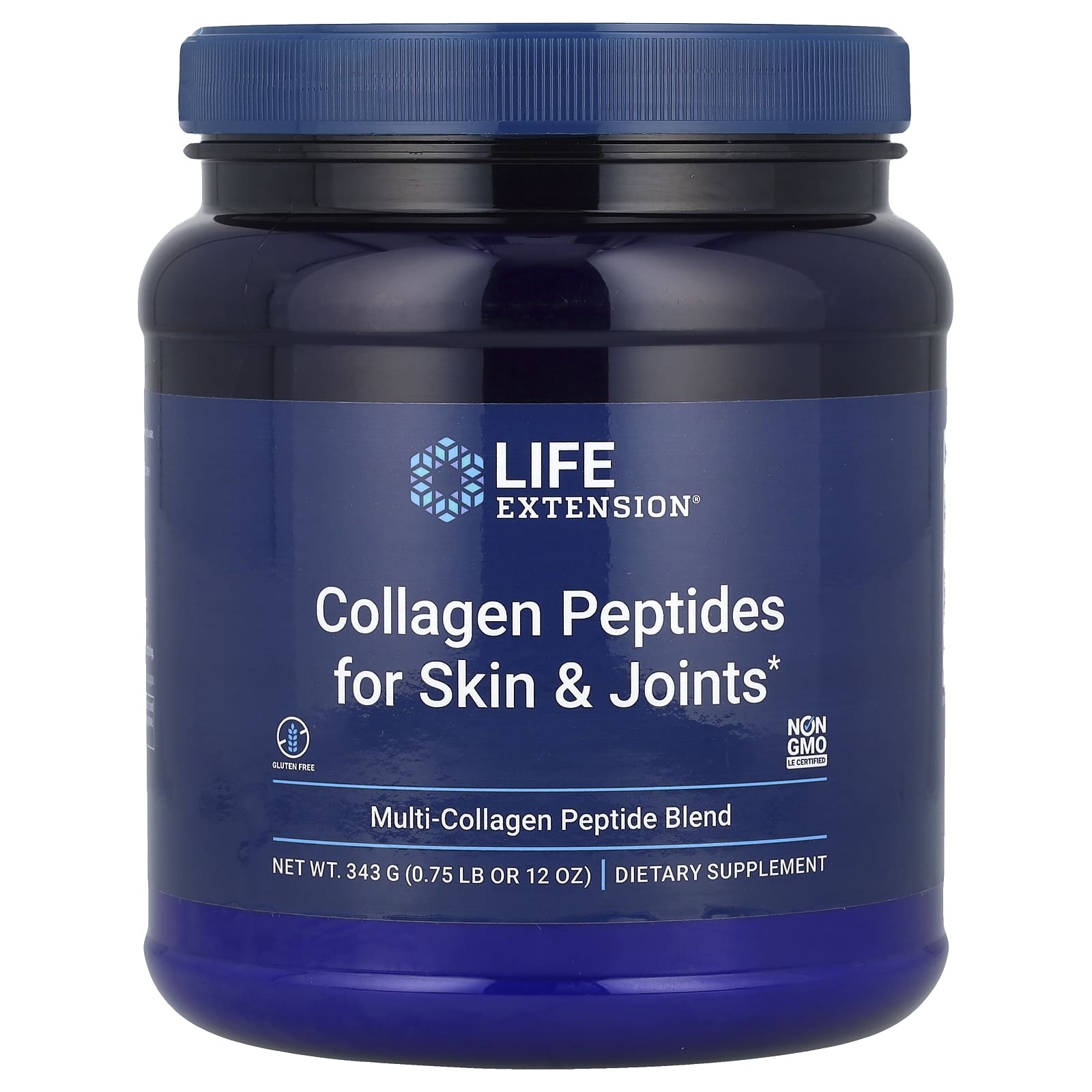 Life Extension, Collagen Peptides For Skin & Joints, 12 oz (343 g) UPC 737870240808 | HiLife Vitamins