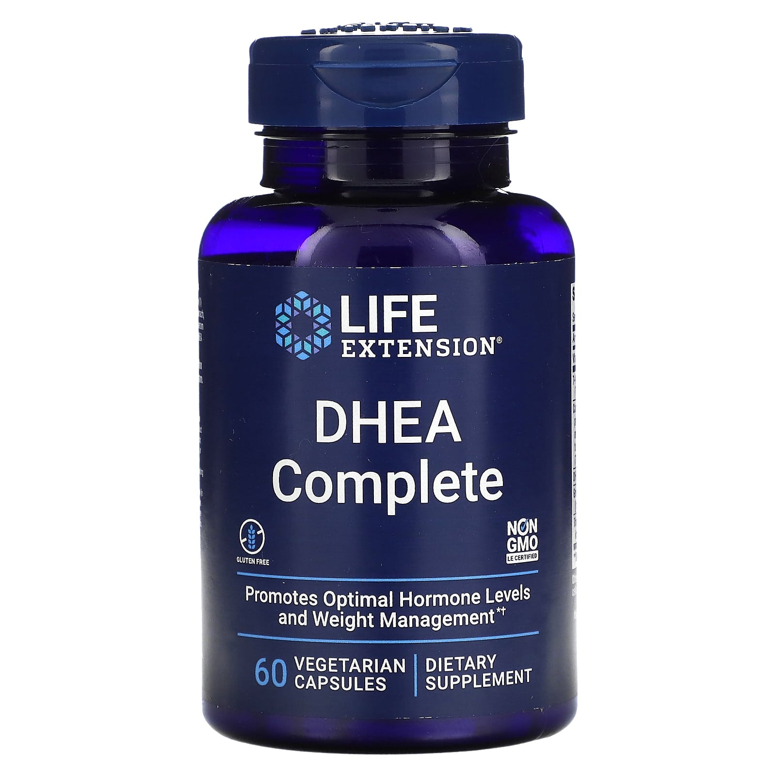 Life Extension, DHEA Complete, 60 Capsules UPC 737870247869 | HiLife Vitamins