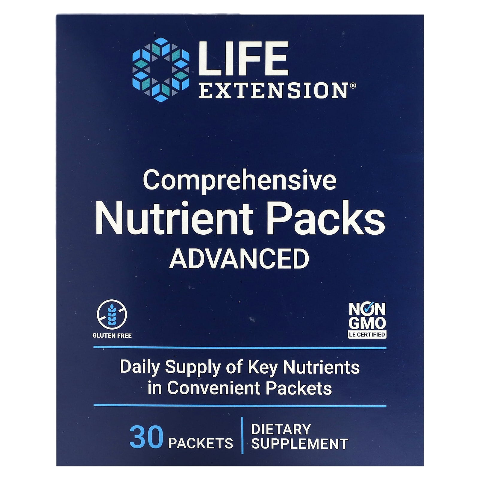 Life Extension, Comprehensive Nutrient Packs, 30 Packs UPC 737870249801 | HiLife Vitamins