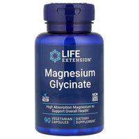 Life Extension, Magnesium Glycinate, 90 Vegetarian Capsules UPC 737870253594 | Hilife Vitamins
