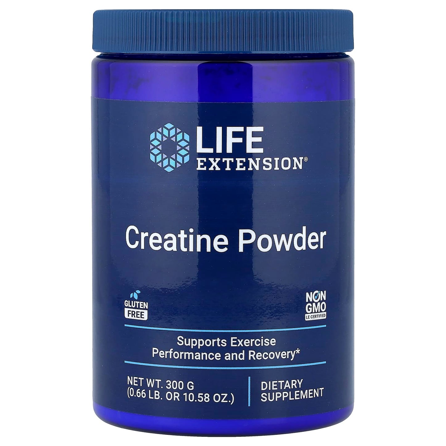 Life Extension, Creatine Powder, 0.66 lb (300 g) UPC 737870254331 | HiLife Vitamins