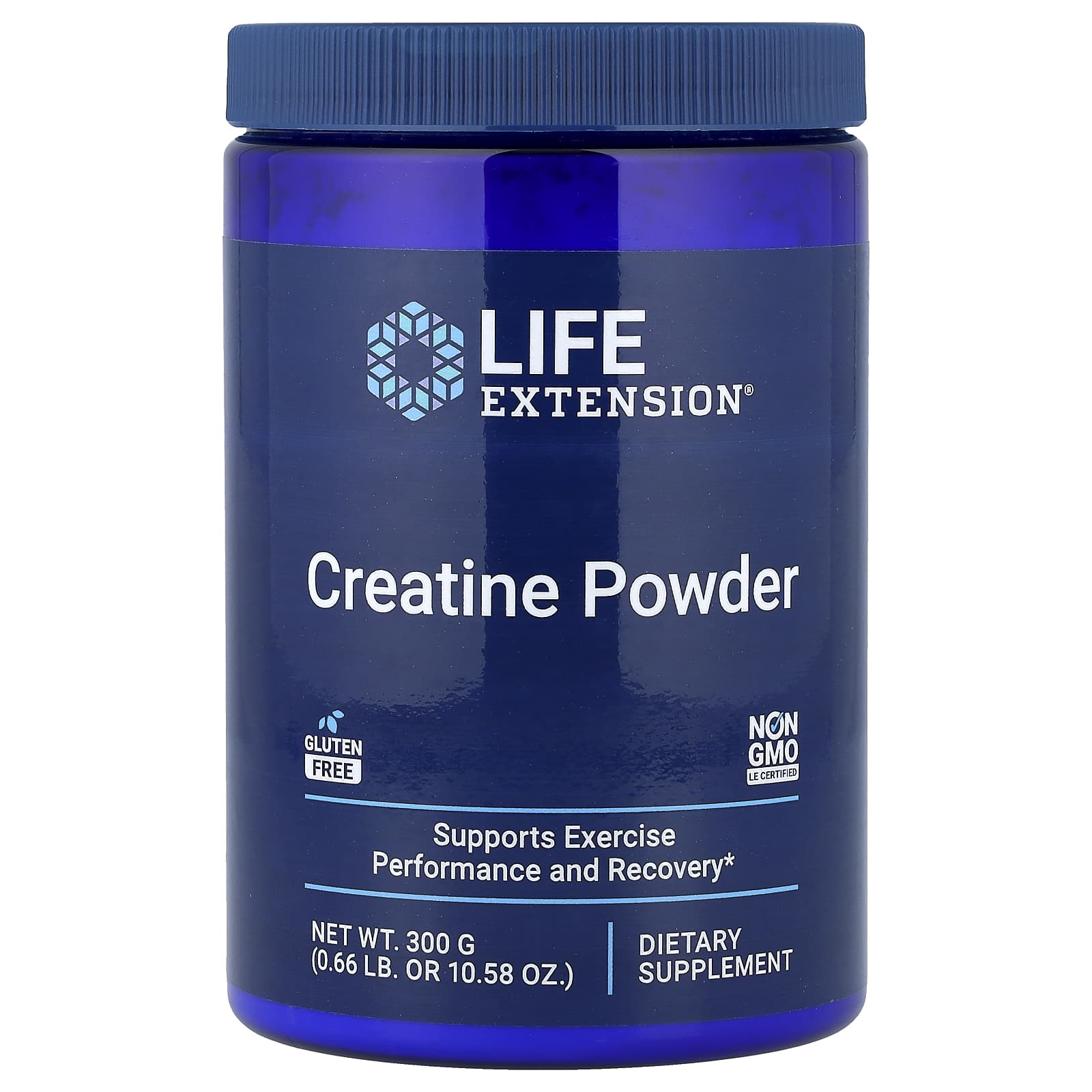 Life Extension, Creatine Powder, 0.66 lb (300 g) UPC 737870254331 | HiLife Vitamins