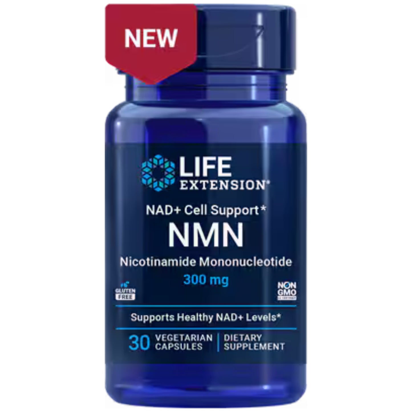Life Extension, NMN NAD+ Cell Support, 30 Vegetarian Capsules UPC 737870255536 | Hilife Vitamins