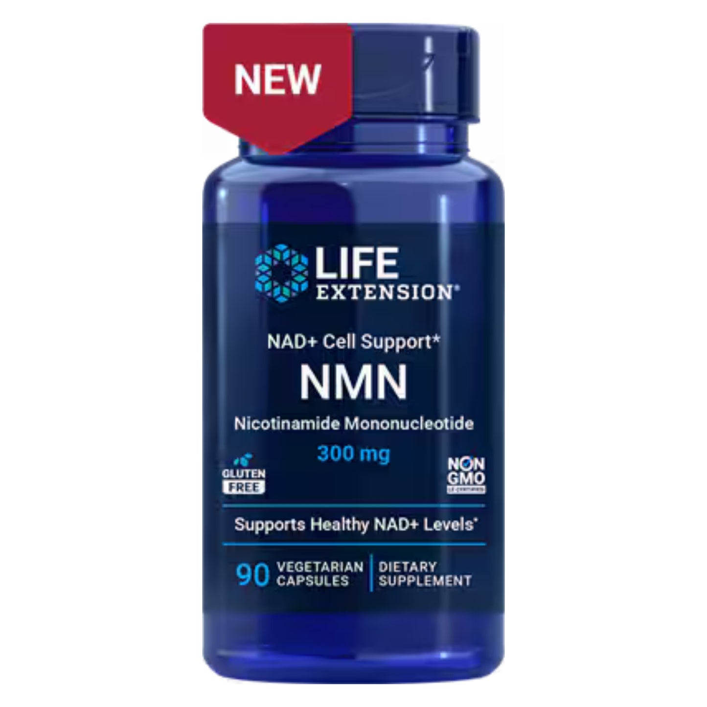 Life Extension, NMN Nicotinamide Mononucleotide NAD+ Cell Support, 90 Vegetarian Capsules UPC 737870255895 | Hilife Vitamins