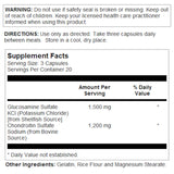 Lifetime, Glucosamine Chondroitin Complex, 60 Capsules - 053232206023 | Hilife Vitamins
