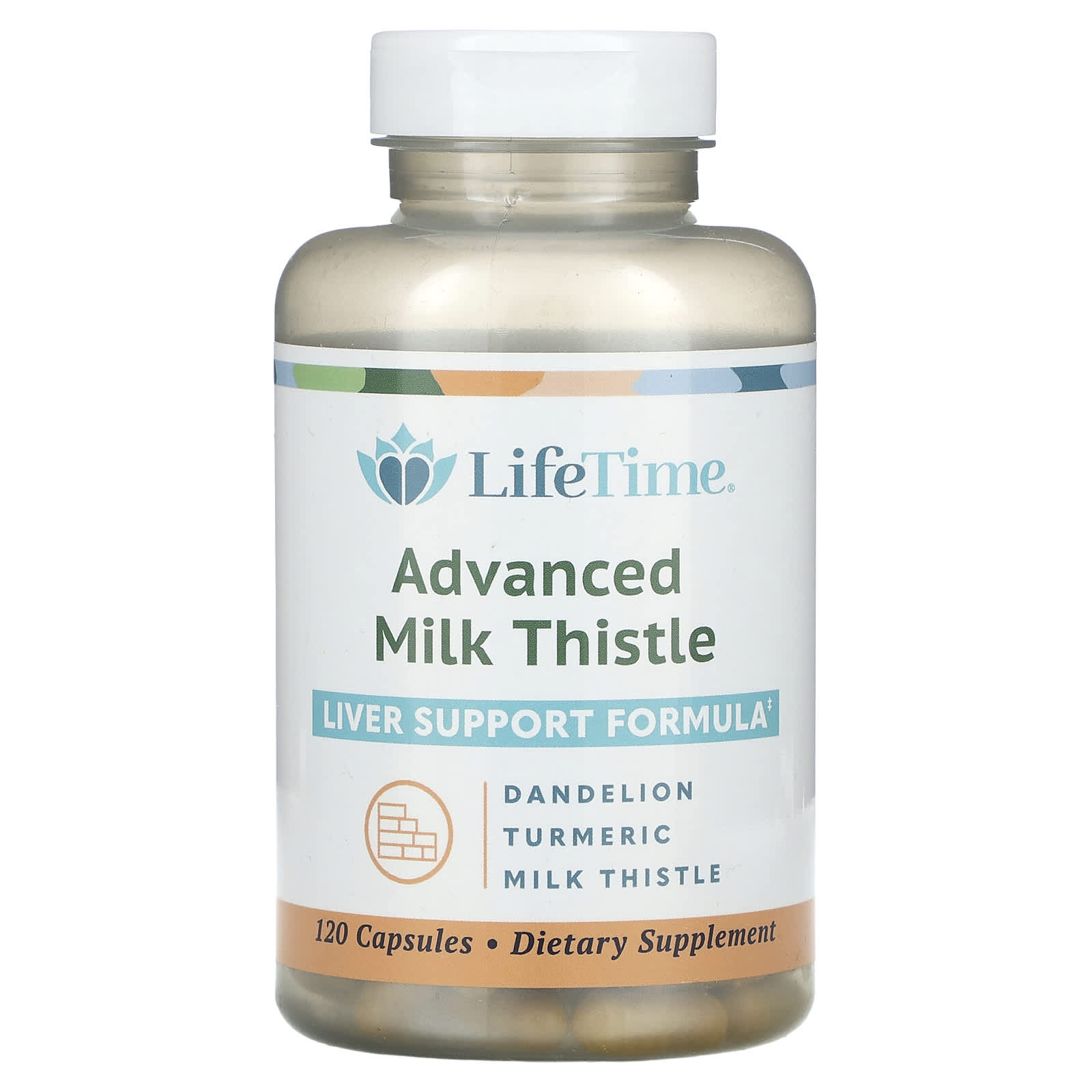 Lifetime, Advanced Milk Thistle Blend, 120 Capsules UPC 053232301155 | HiLife Vitamins