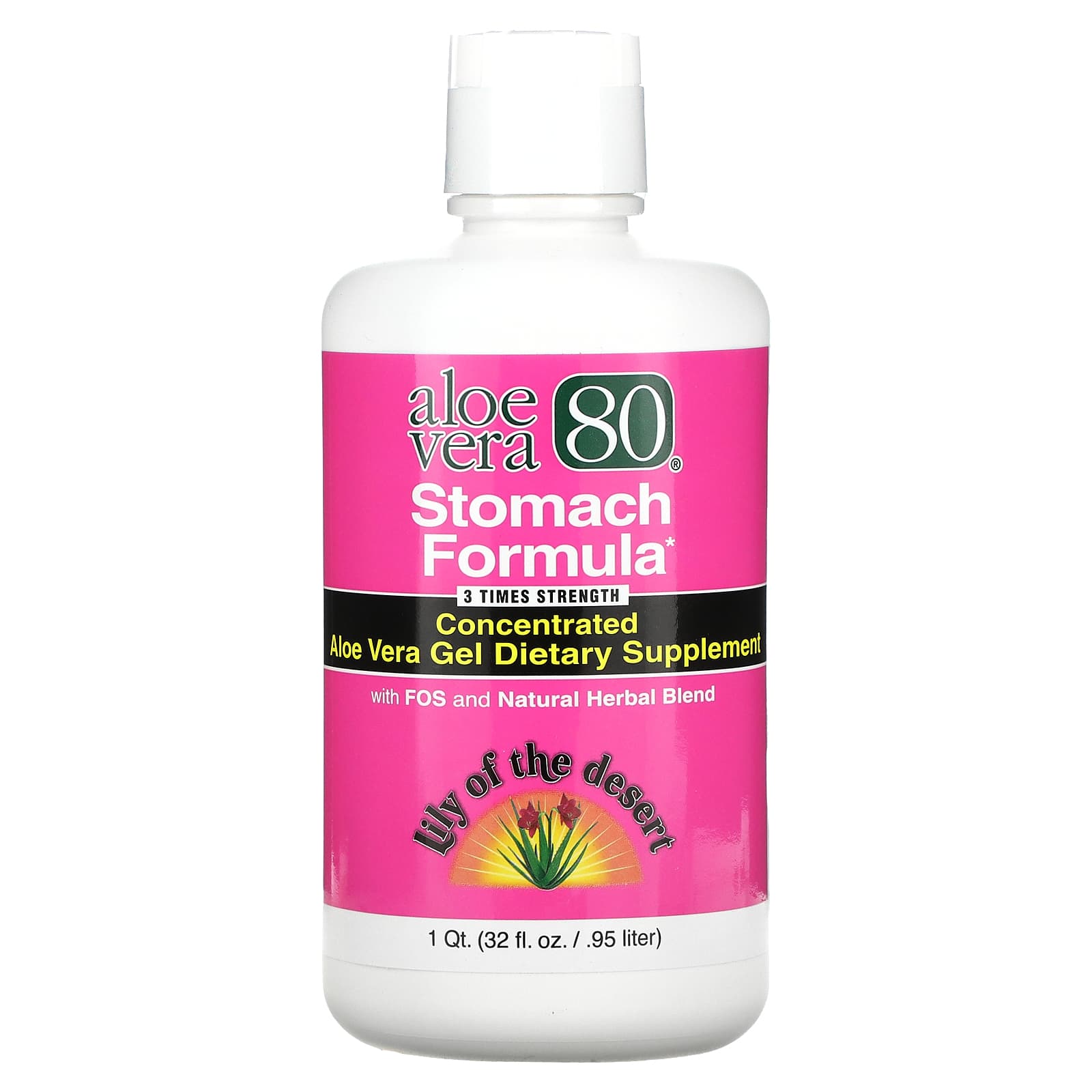 Lily Of The Desert, AV 80 Stomach Formula, 32 Oz UPC 026395037544 | Hilife Vitamins