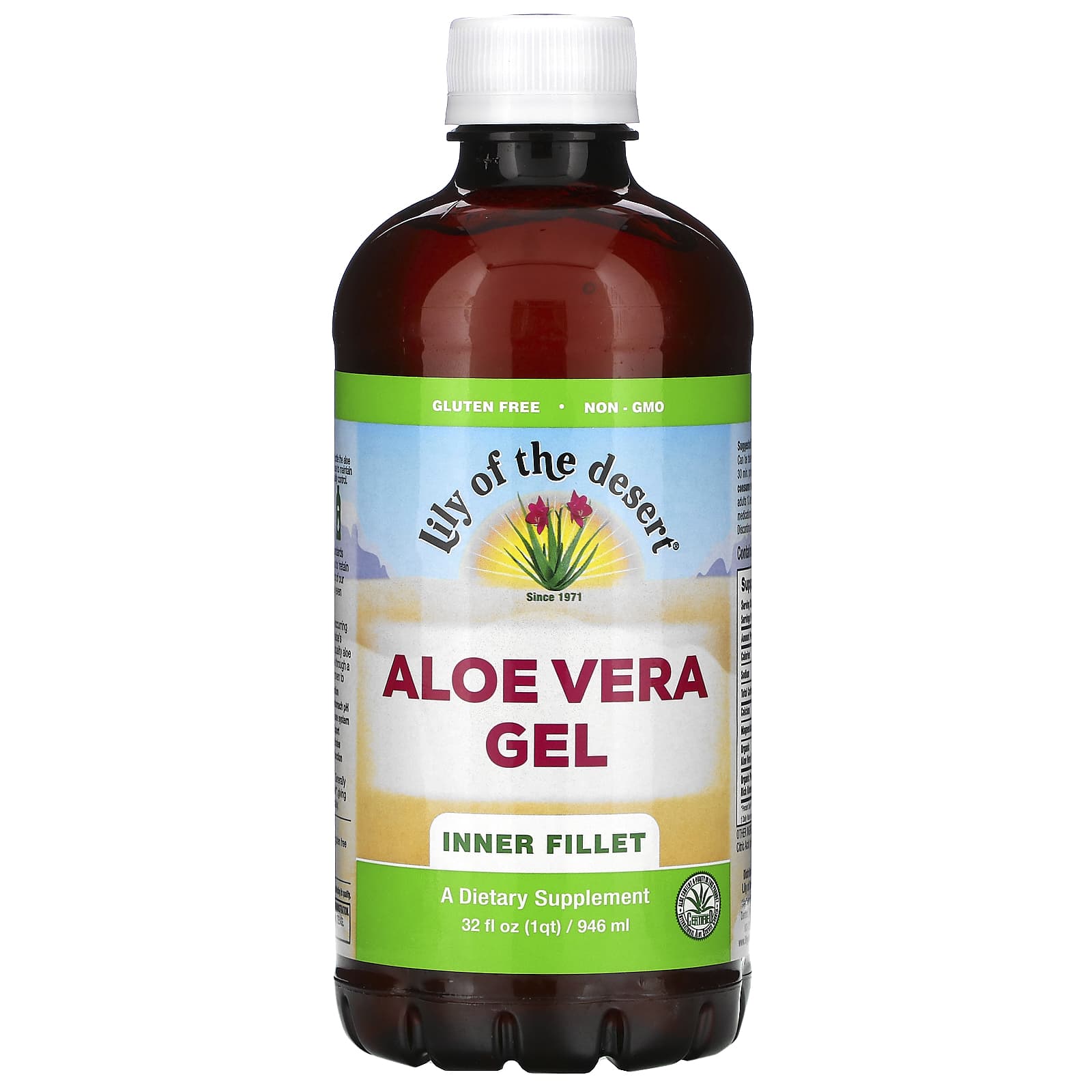 Lily Of The Desert, Aloe Vera Gel, 32 Oz UPC 026395100323 | Hilife Vitamins