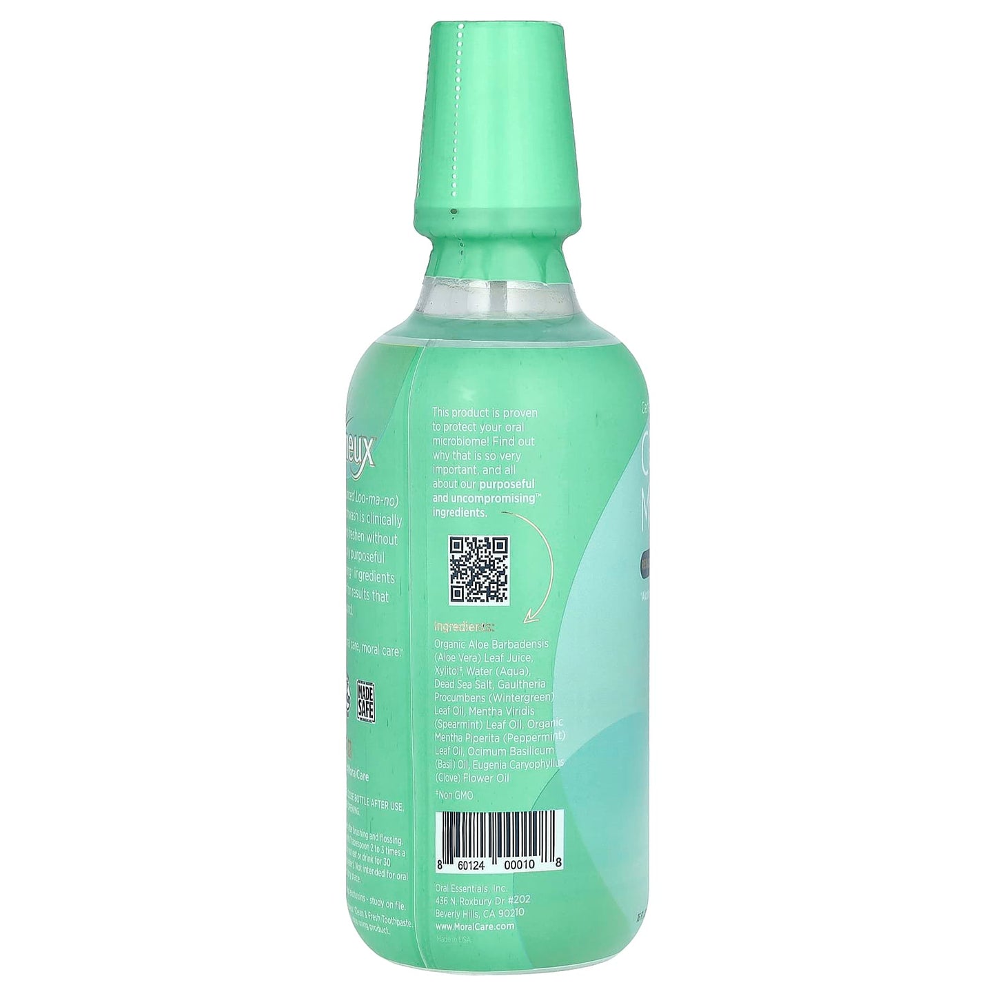 Lumineux Oral Essentials, Certified Non-Toxic Clean & Fresh Mouthwash, 16 fl oz (473 ml) UPC 860124000108 | HiLife Vitamins