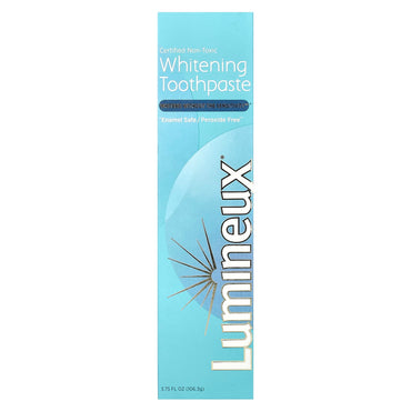 Lumineux Oral Essentials, Whitening Toothpaste, 3.75 fl oz (106.3 g) UPC 860124000177 | HiLife Vitamins