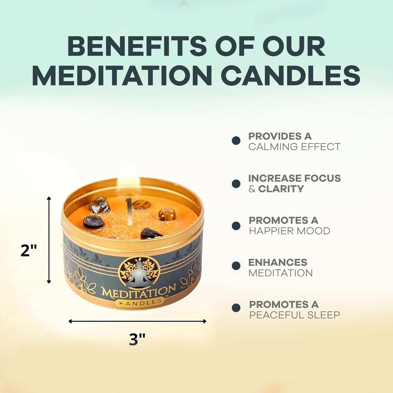 Majestic Zen, Meditation Kandles, Gift Set UPC 850020286683 | HiLife Vitamins