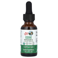 MaryRuth's, Organic Iodine Liquid Drops, Unflavored, 250 mcg, 1 fl oz (30 ml) UPC 856645008167 | HiLife Vitamins