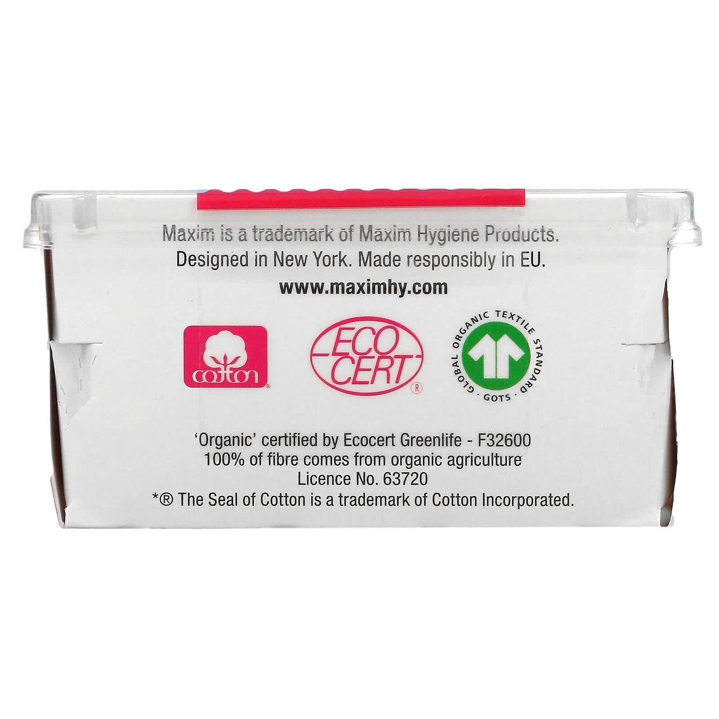 Maxim Hygiene Products, Organic Cotton Swabs Reusable Plastic Container, 180 UPC 895199001262 | Hilife Vitamins