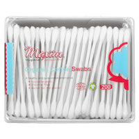Maxim Hygiene Products, Organic Cotton Swabs Reusable Plastic Container, 180 UPC 895199001262 | Hilife Vitamins