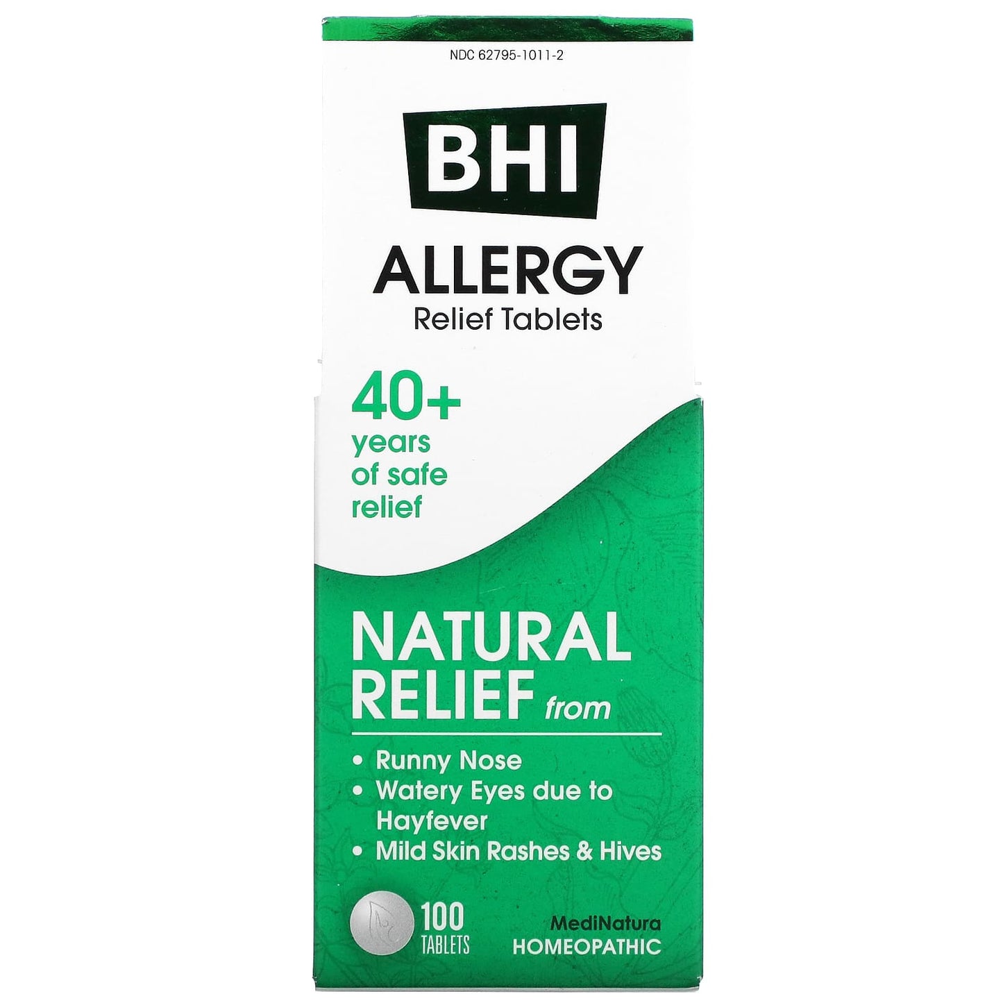 Medinatura, Bhi Allergy, 100 Tablets UPC 787647100019 | HiLife Vitamins