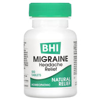 Medinatura, BHI Migraine, 100 Tablets UPC 787647100323 | Hilife Vitamins