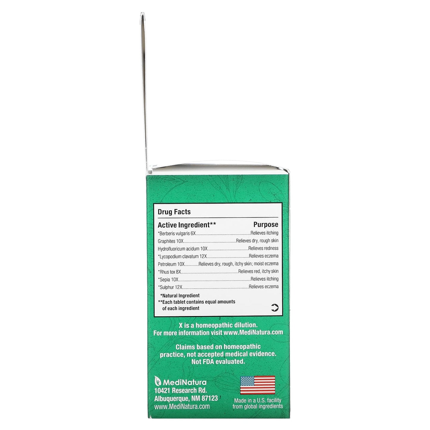 Medinatura, BHI Skin, 100 Tablets UPC 787647100613 | Hilife Vitamins