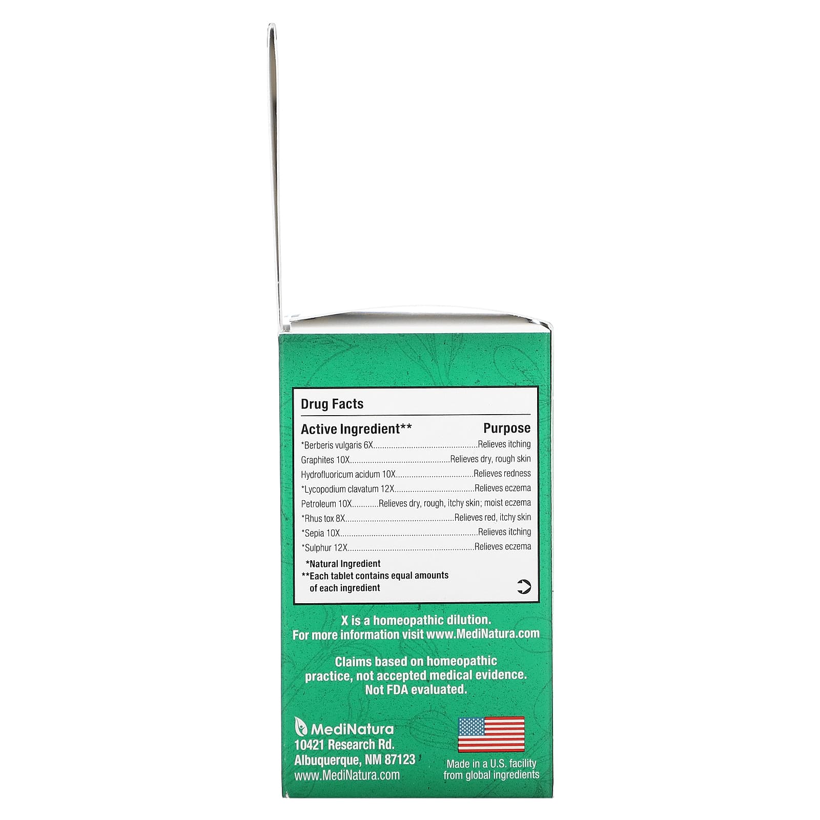 Medinatura, BHI Skin, 100 Tablets UPC 787647100613 | Hilife Vitamins