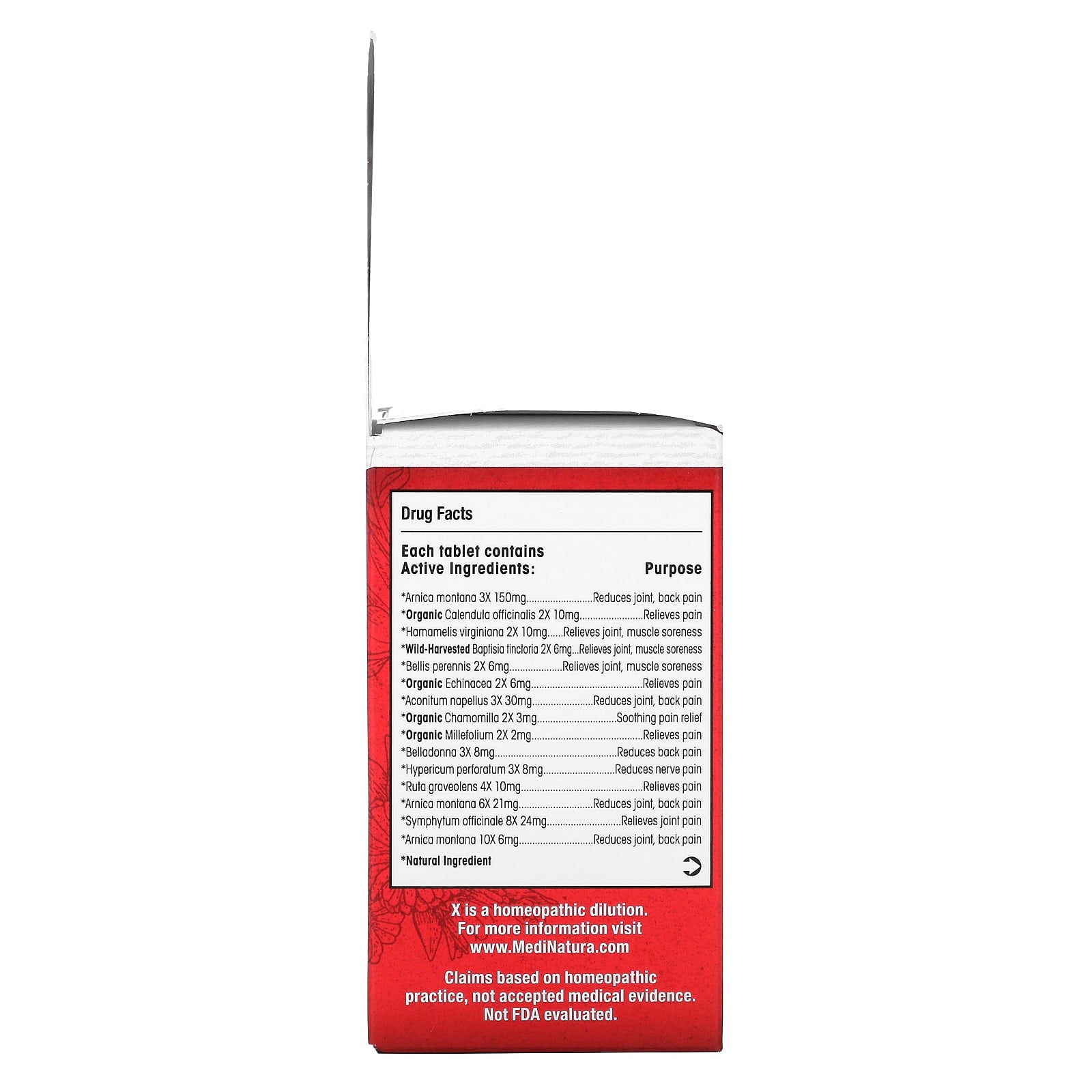 Medinatura, T-Relief Pain Tablets, 100 Tablets UPC 787647101030 | Hilife Vitamins