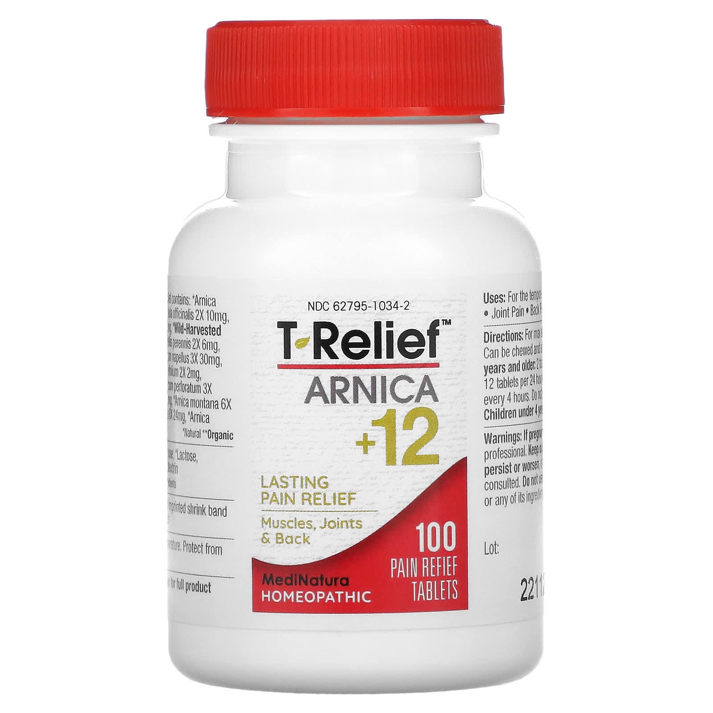 Medinatura, T-Relief Pain Tablets, 100 Tablets UPC 787647101030 | Hilife Vitamins