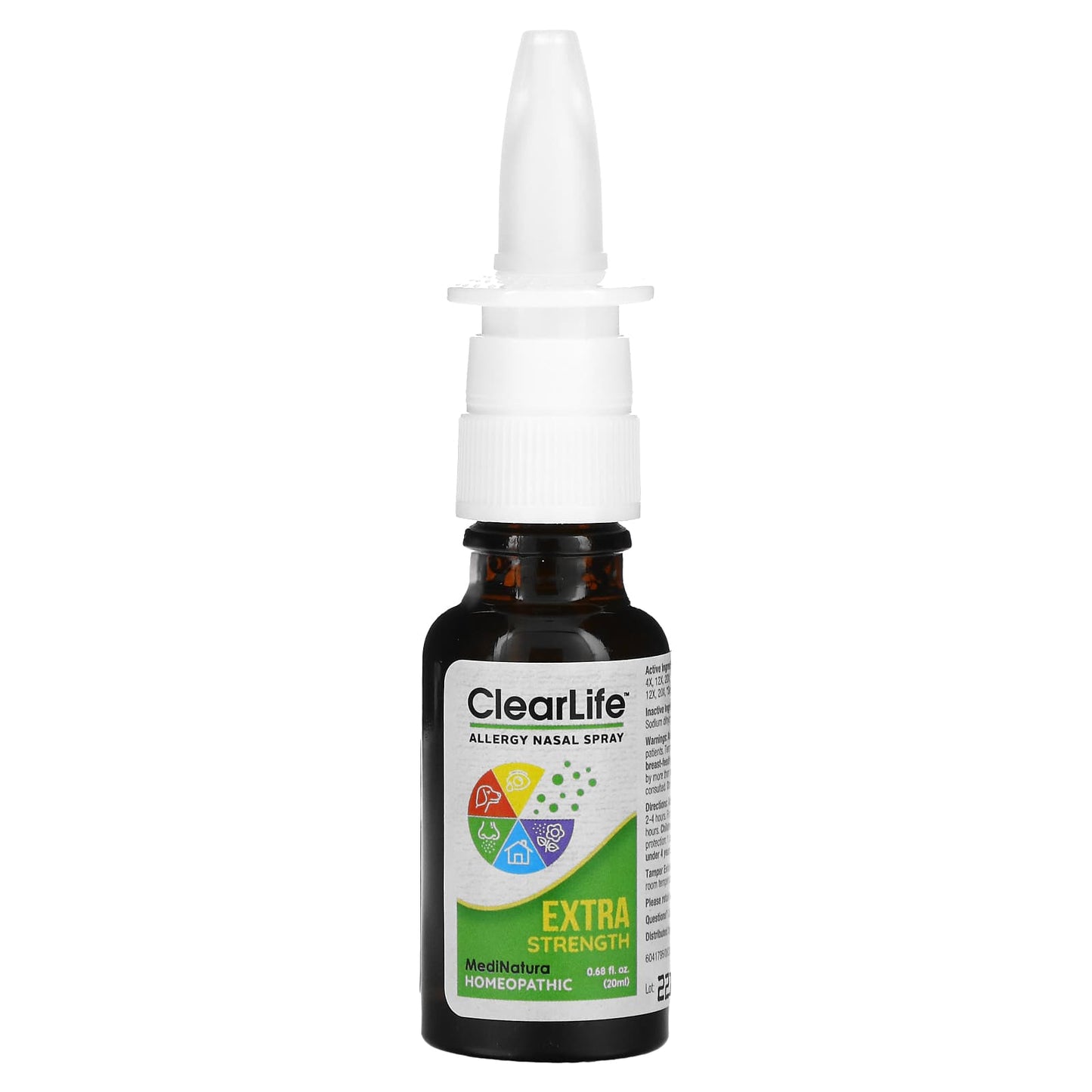Medinatura, ClearLife Nasal Spray, 20 Liquid UPC 787647101887 | HiLife Vitamins