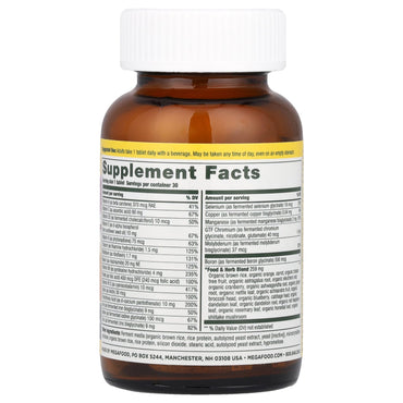 Megafood, Women’s One Daily, 30 Tablets UPC 051494101032 | HiLife Vitamins