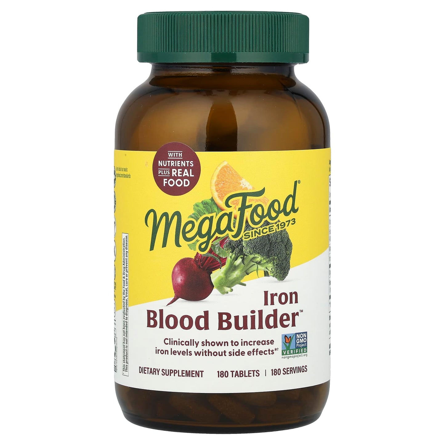 Megafood, Iron Blood Builder™, 180 Tablets UPC 051494101186 | HiLife Vitamins