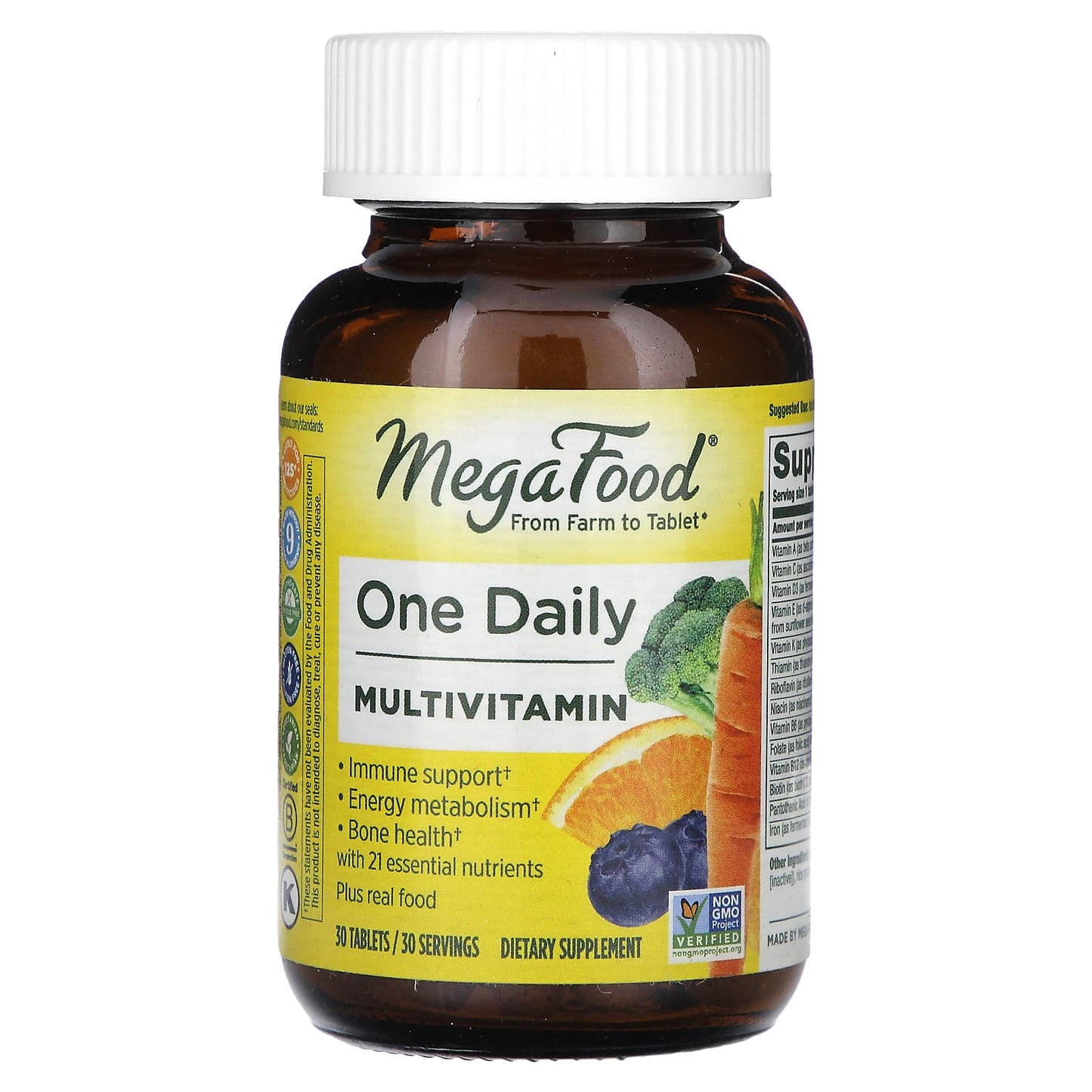 Megafood, One Daily, 30 Tablets UPC 051494101506 | HiLife Vitamins