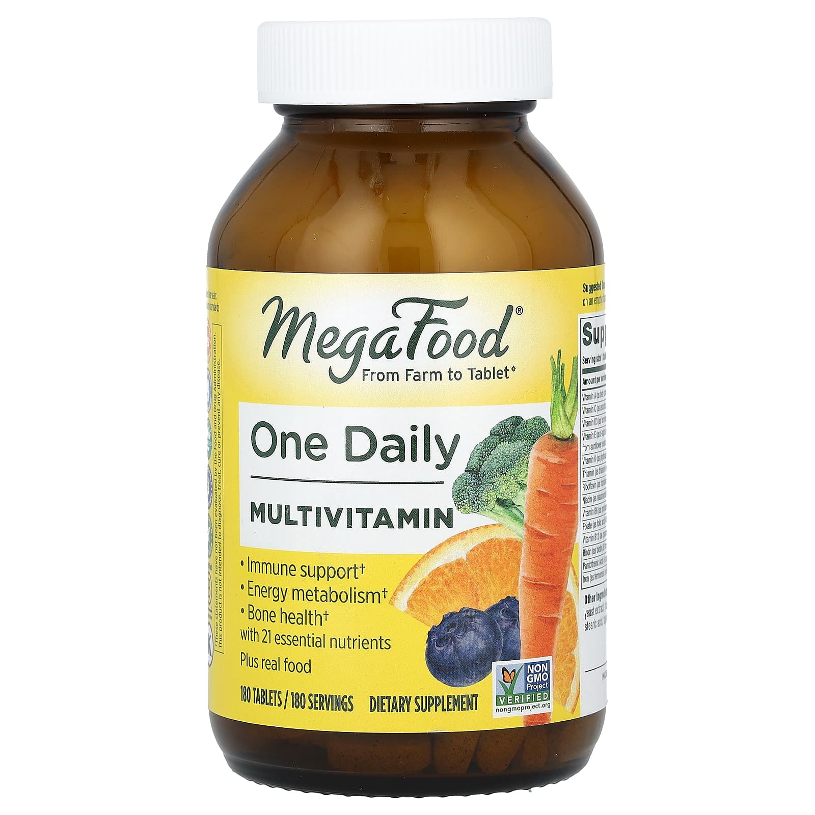 Megafood Megafood, One Daily, 180 Tablets | HiLife Vitamins