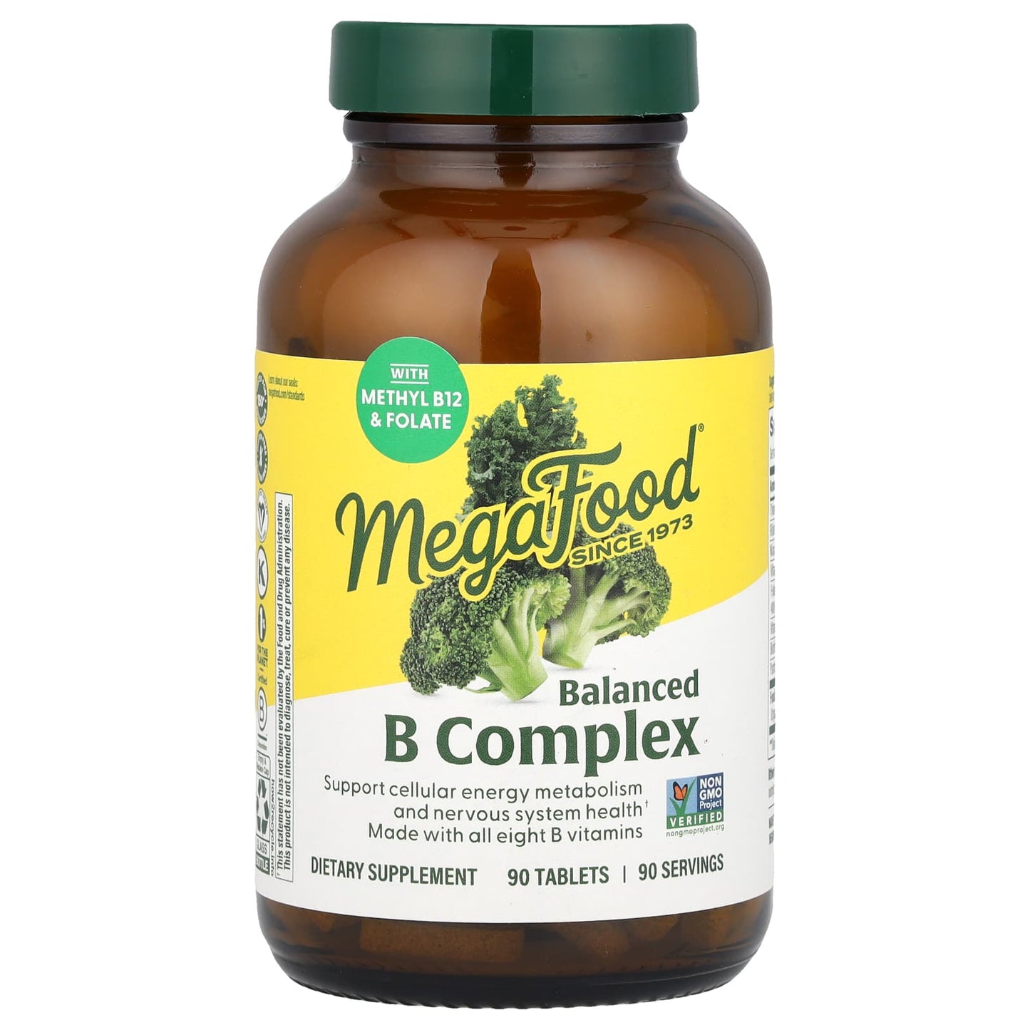 Megafood, Balanced B Complex, 90 Tablets UPC 051494101667 | HiLife Vitamins