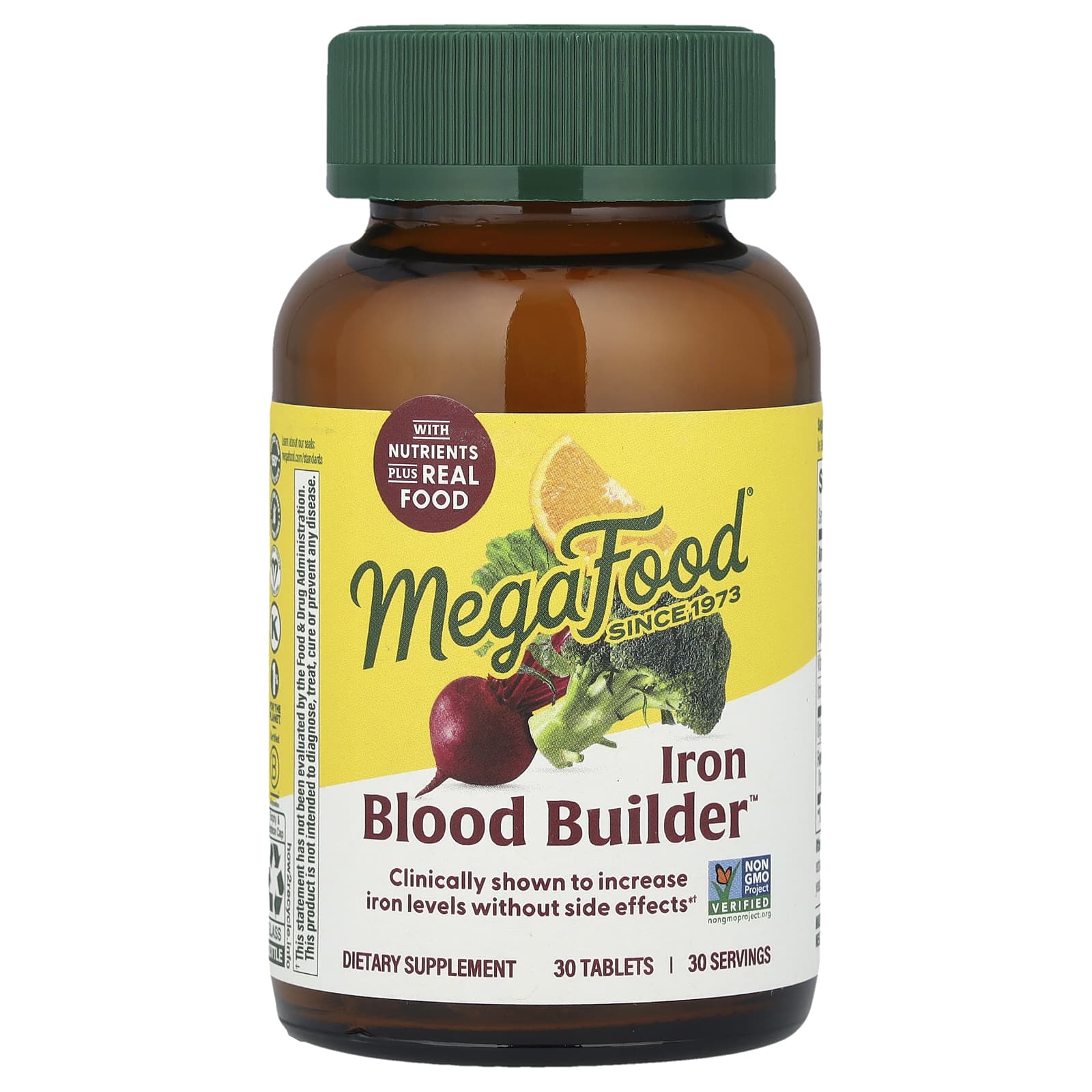 Megafood, Blood Builder, 30 Tablets UPC 051494101704 | HiLife Vitamins