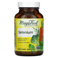 Megafood, Selenium, 60 Tablets UPC 051494101865 | HiLife Vitamins