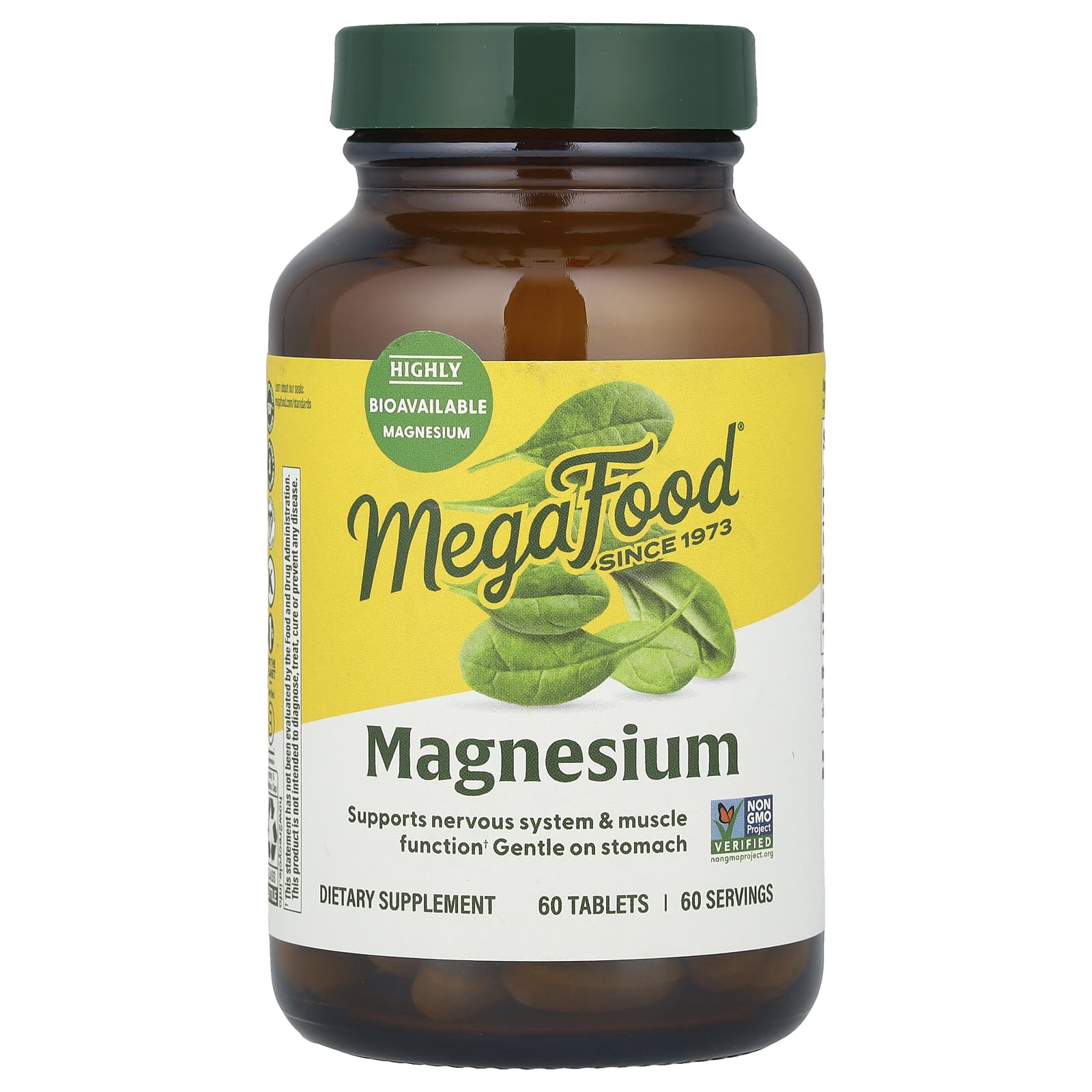 Megafood, Magnesium, 60 Tablets UPC 051494101872 | HiLife Vitamins