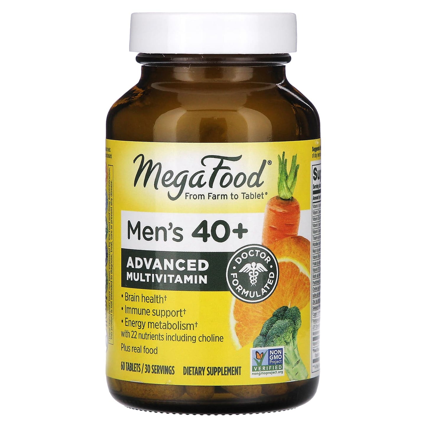 Megafood, Multi For Men 40+, 60 Tablets UPC 051494103173 | HiLife Vitamins
