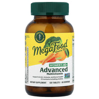 Megafood, Women's 40+ Advanced Multivitamin, 120 Tablets UPC 051494103227 | HiLife Vitamins