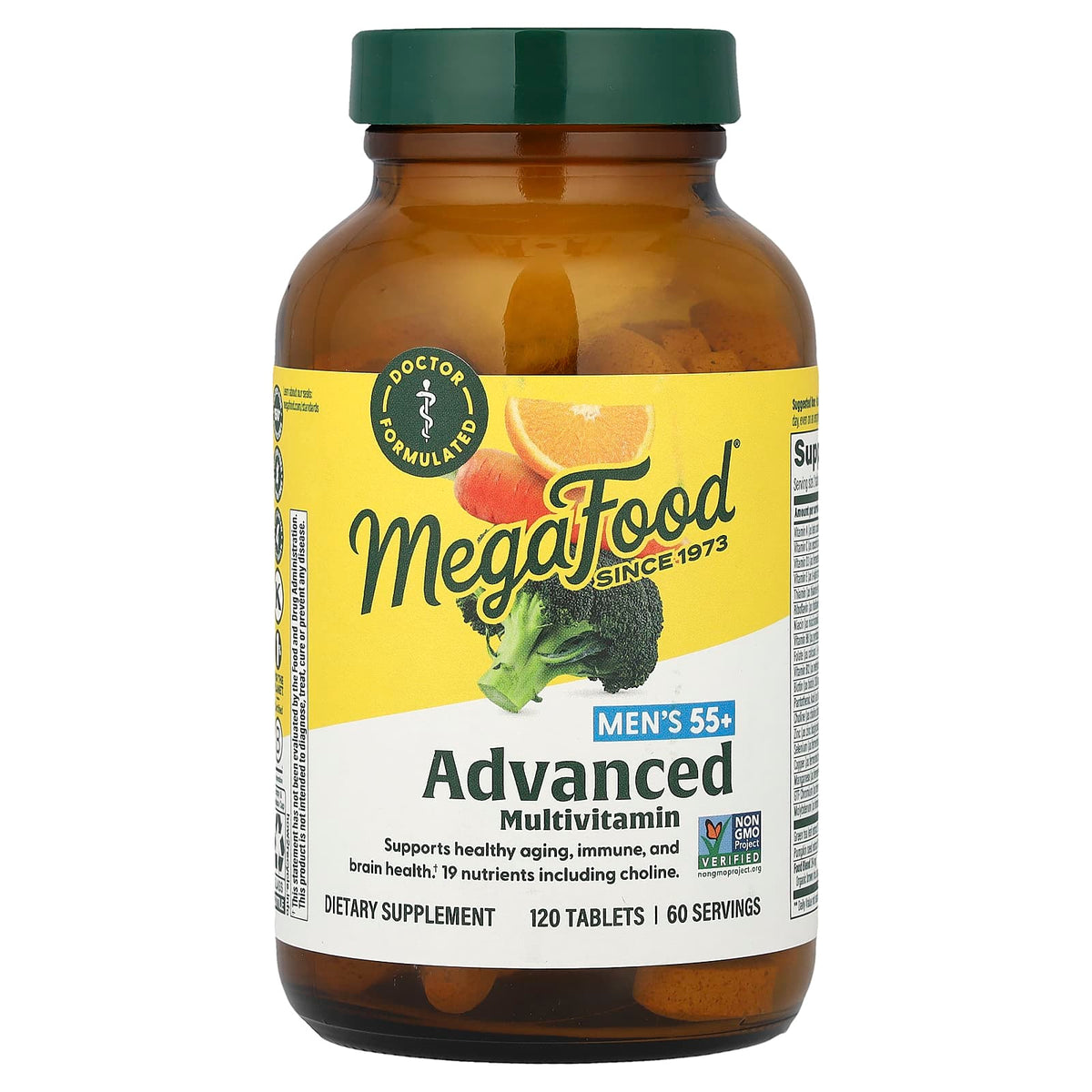 Megafood Megafood, Multi For Men 55+, 120 Tablets - 051494103289 | HiLife Vitamins