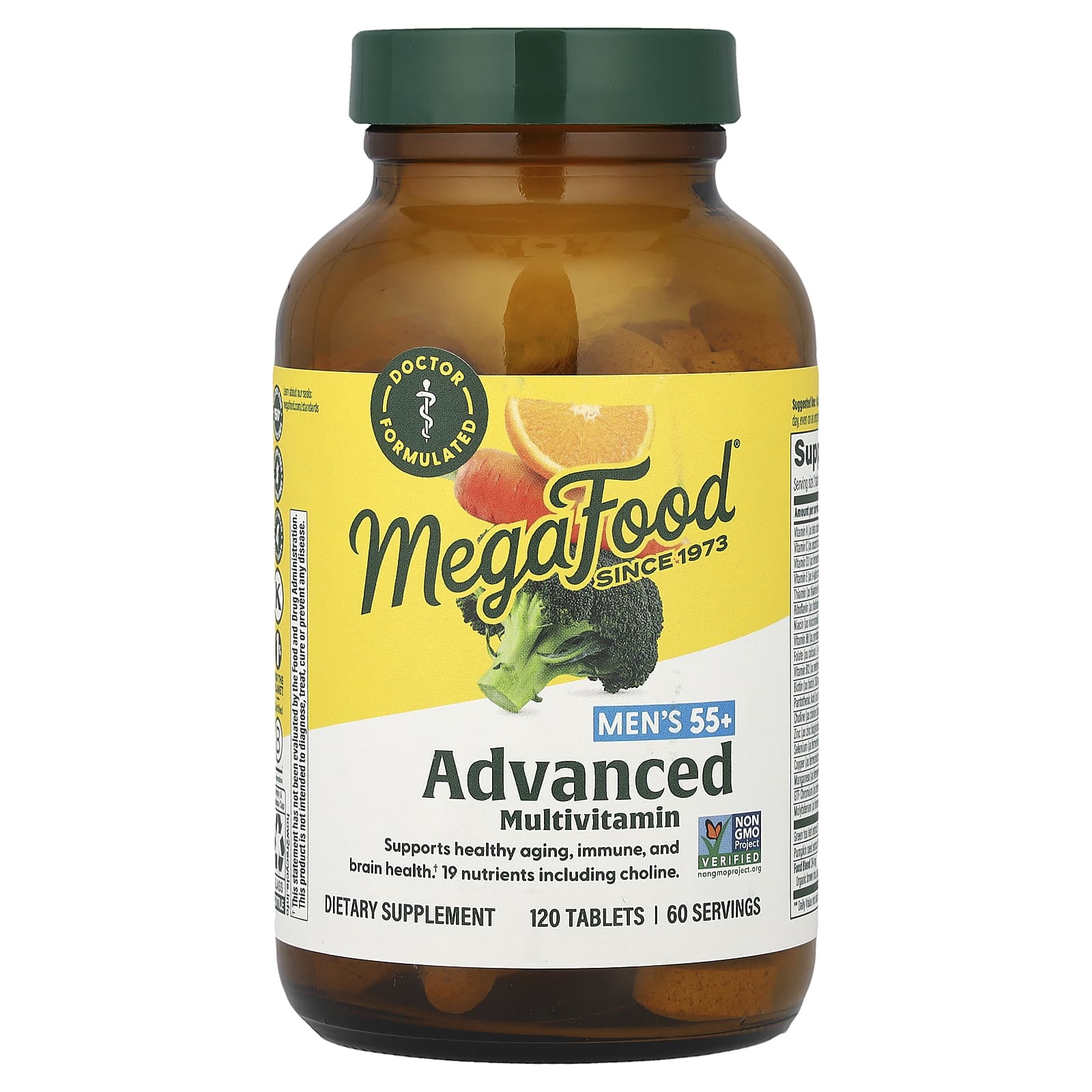 Megafood, Multi For Men 55+, 120 Tablets UPC 051494103289 | Hilife Vitamins