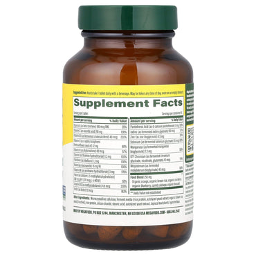 Megafood, Women's 55+, One Daily Multivitamin, 60 Tablets UPC 051494103524 | HiLife Vitamins