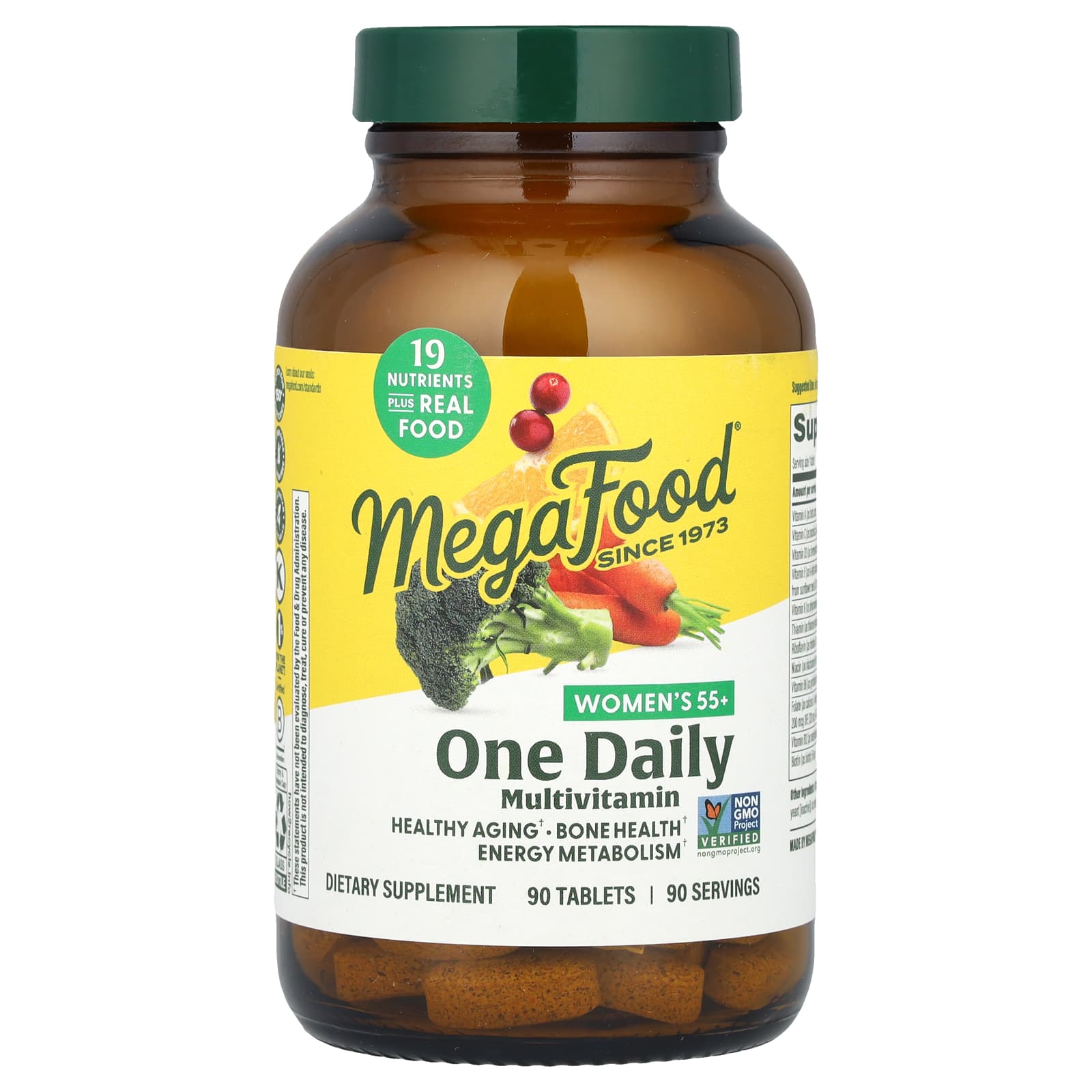 Megafood, Women's 55+, One Daily Multivitamin, 90 Tablets UPC 051494103531 | HiLife Vitamins