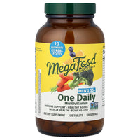 Megafood, Men's 55+, One Daily Multivitamin, 120 Tablets UPC 051494103579 | HiLife Vitamins