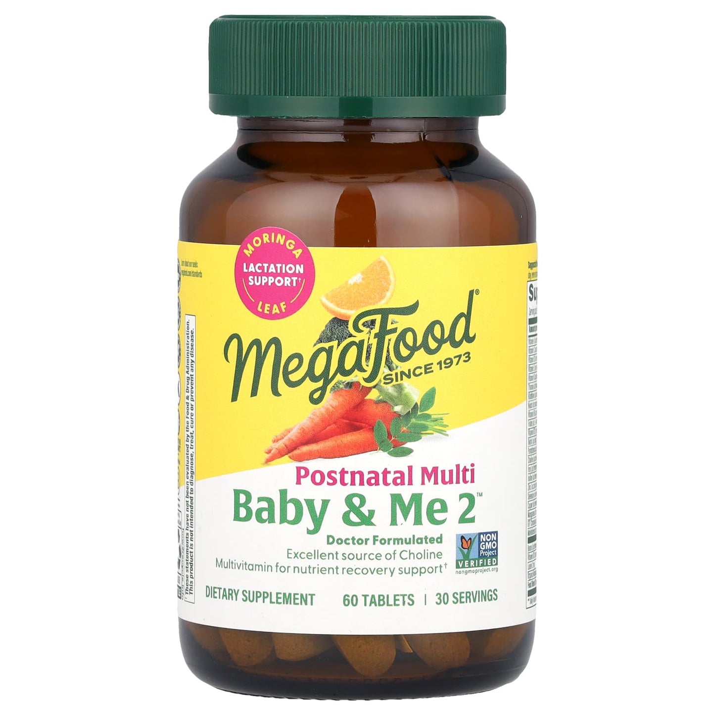 Megafood, Baby & Me 2, Postnatal Multi, 60 Tablets UPC 051494104286 | HiLife Vitamins