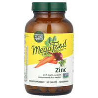 Megafood, Zinc, 120 Capsules UPC 051494104408 | HiLife Vitamins