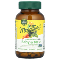 Megafood, Baby & Me 2, Prenatal Multi Minis, 120 Tablets UPC 051494104477 | HiLife Vitamins