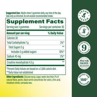 Megafood, Creatine Monohydrate, 90 Gummies UPC 051494106150 | Hilife Vitamins