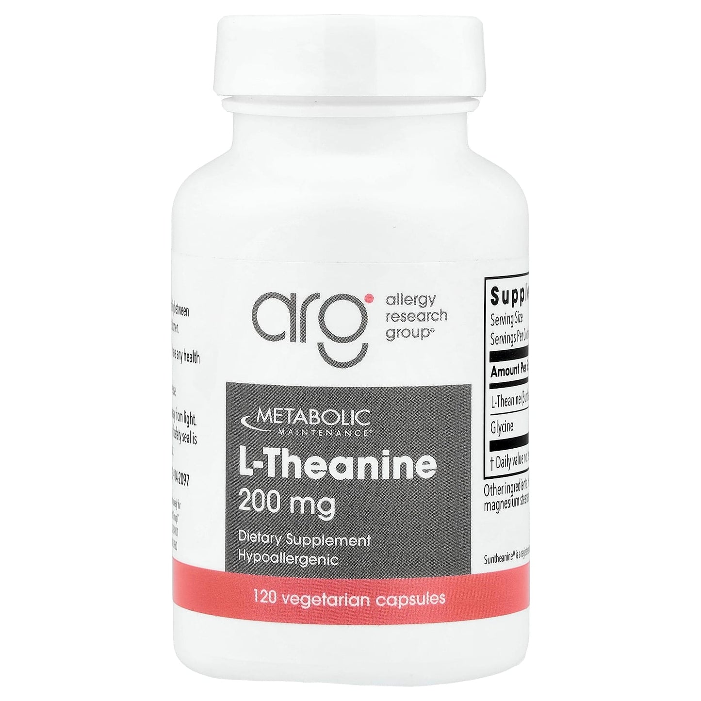 Metabolic Maintenance, L-Theanine, 120 Capsules