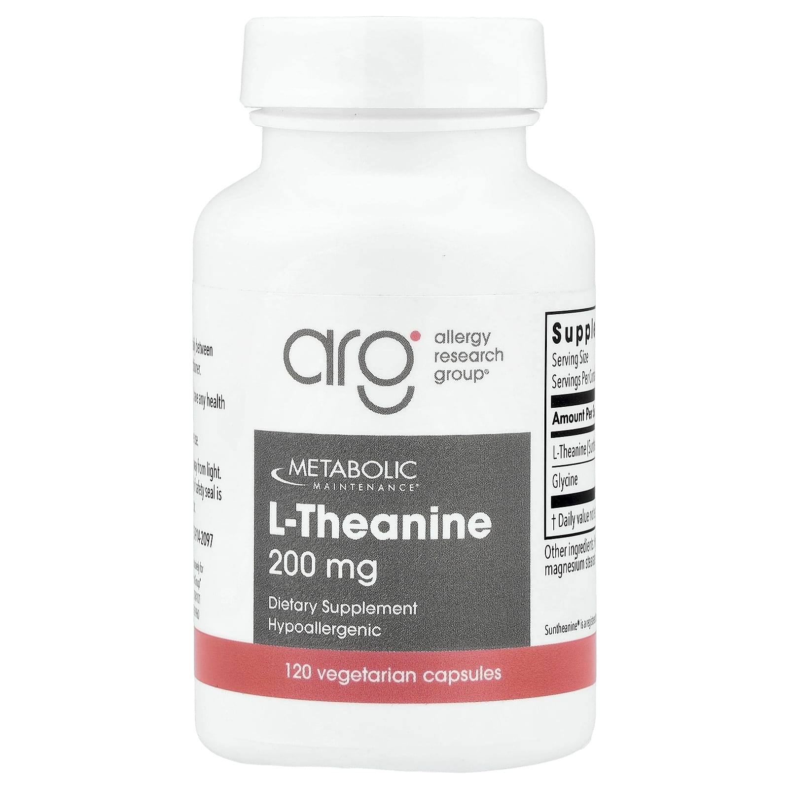 Metabolic Maintenance, L-Theanine, 120 Capsules