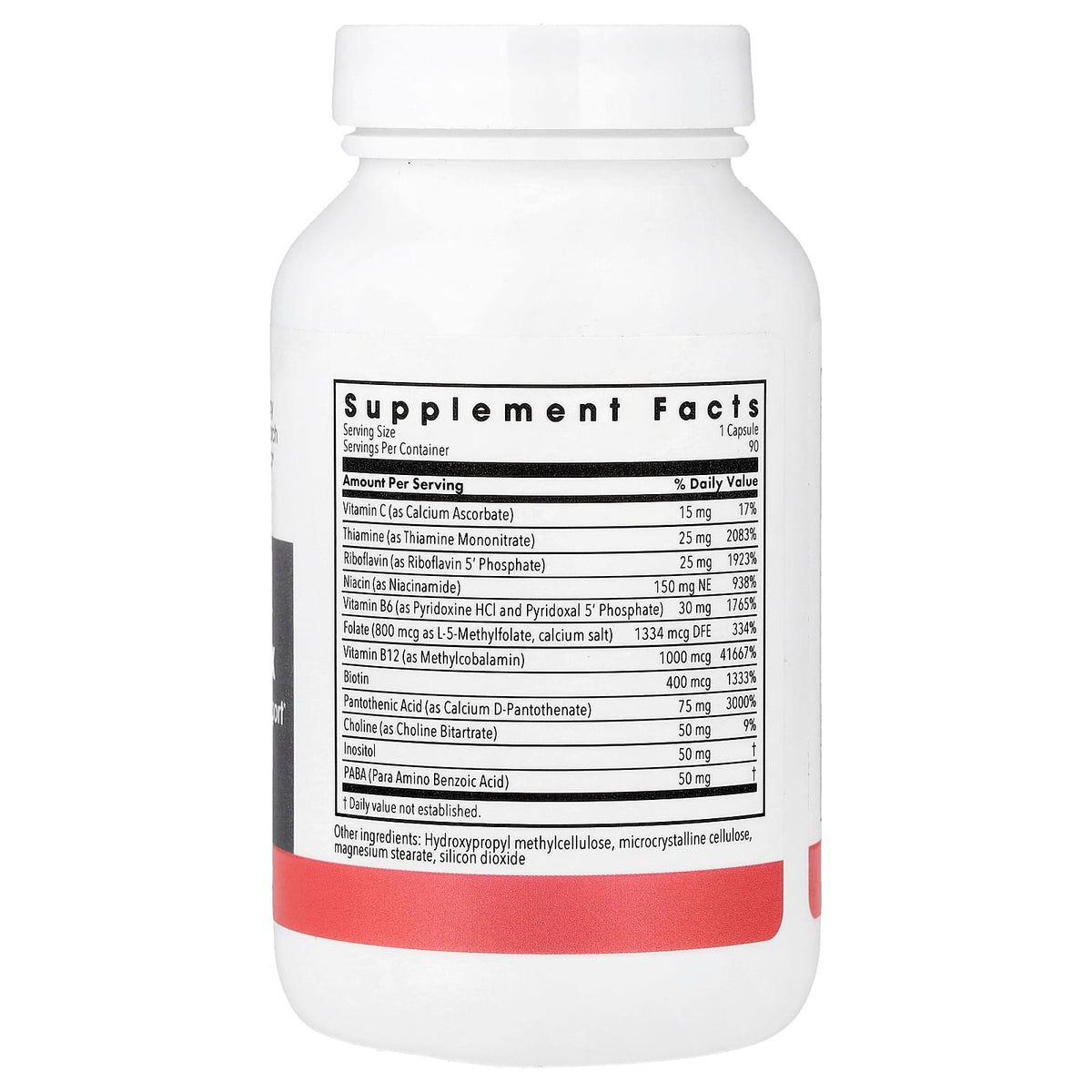 Metabolic Maintenance, B-Complex, 90 Vegetarian Capsules UPC 838287005001 | Hilife Vitamins